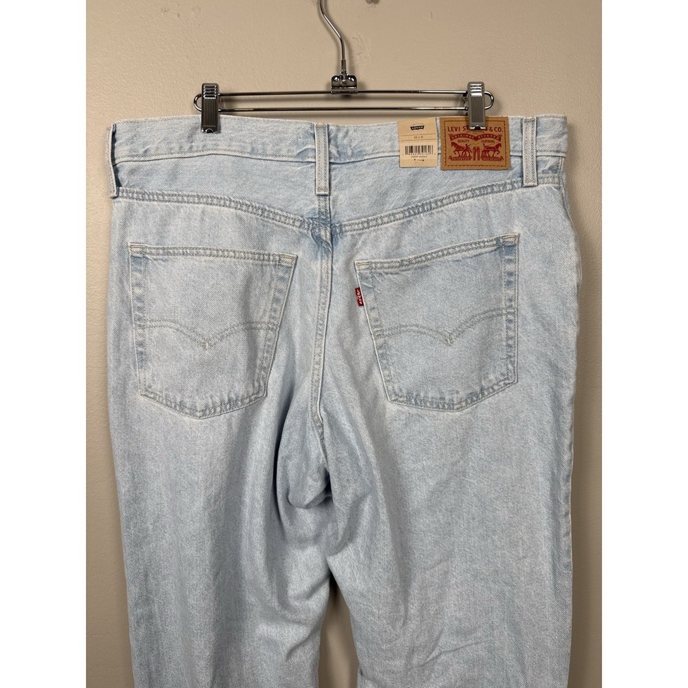 NWT Levis '94‎ Baggy Jeans 33x31 Blue Light Wash Distressed Denim Streetwear 90s - Picture 9 of 12